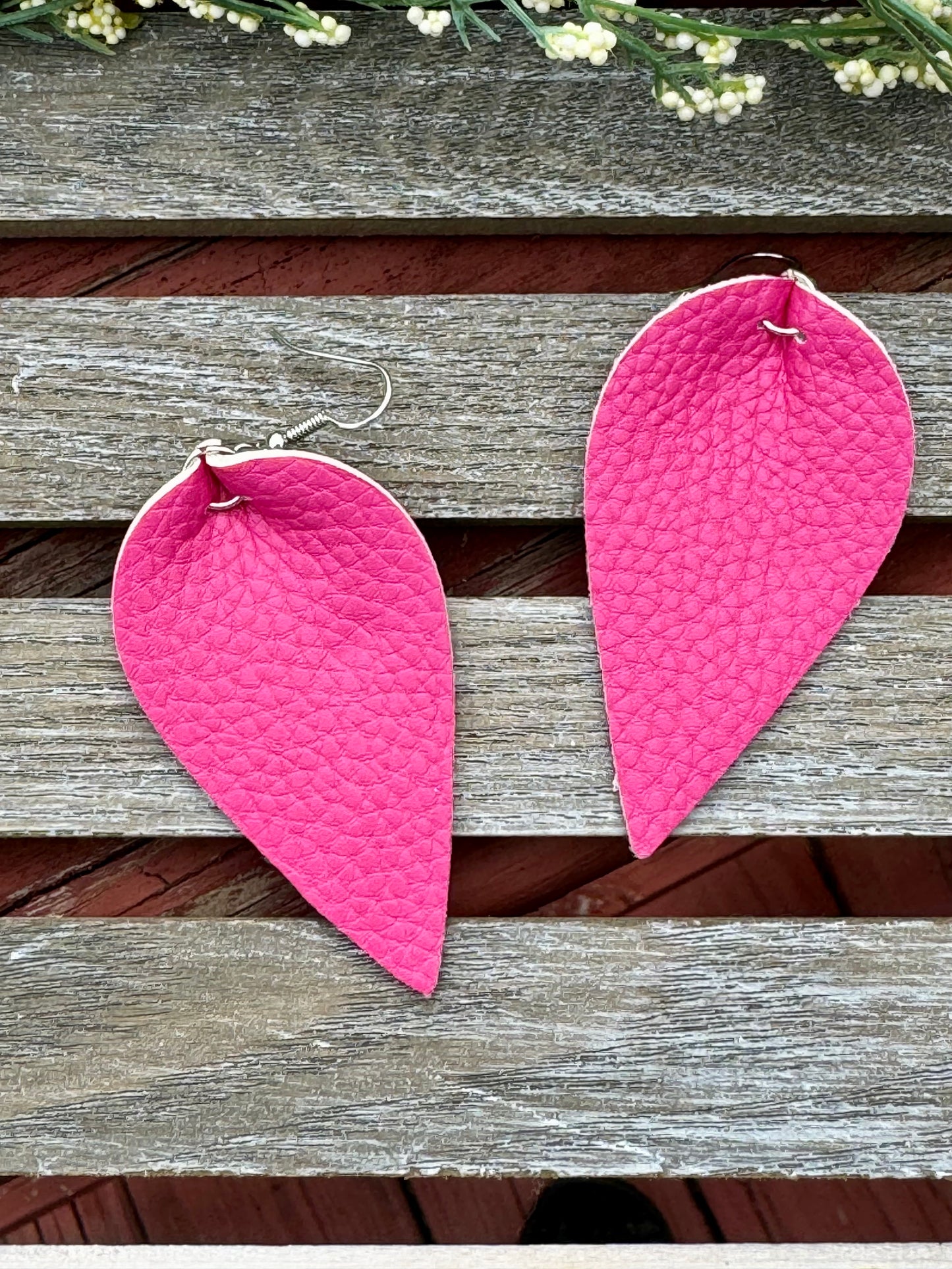 Show Your Pink - Petal Earrings in Two Shades