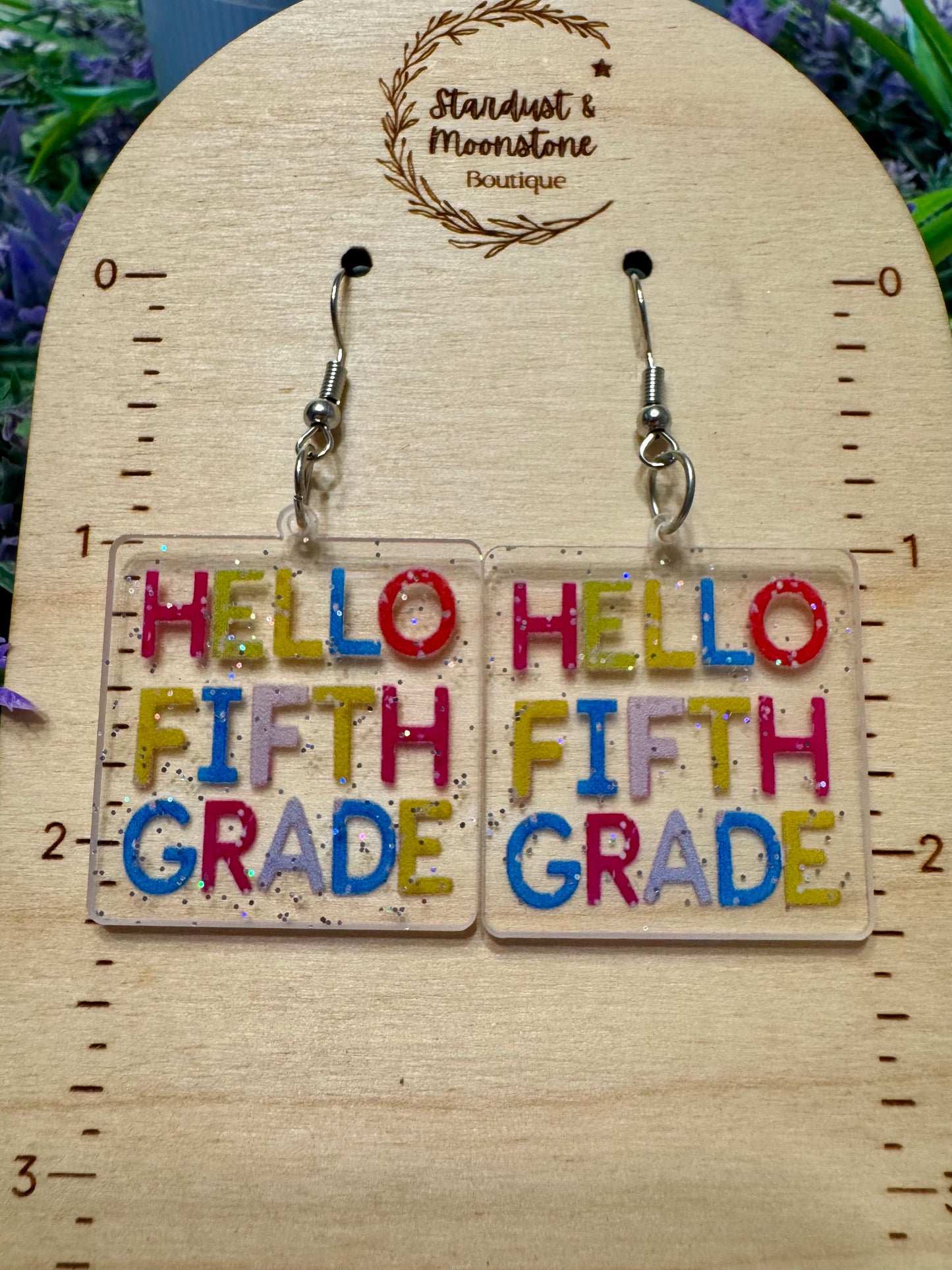 Back to School Earrings K - 5