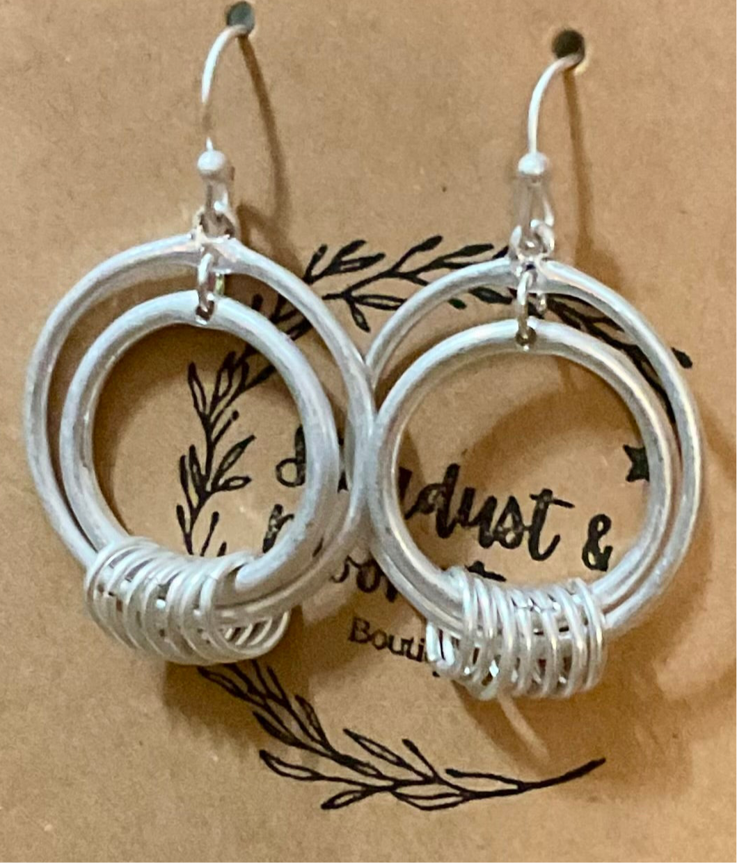 Silver Multi Hoop Earrings