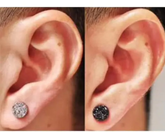 Magnetic Acupuncture Druzy Earring Studs