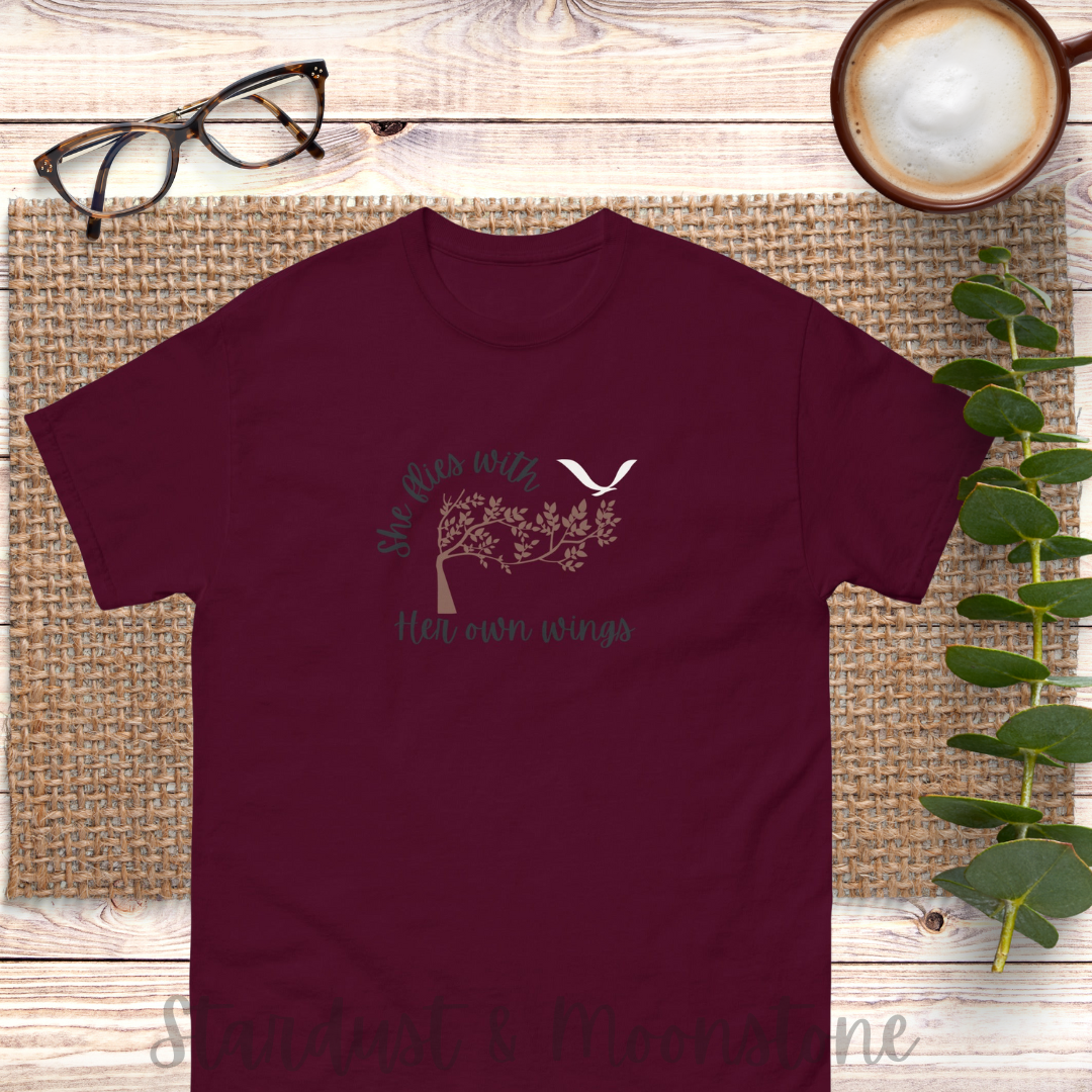 She Flies With Her Own Wings Unisex classic tee