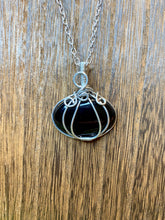 Load image into Gallery viewer, Wire wrap Pumpkin Gemstone Necklace
