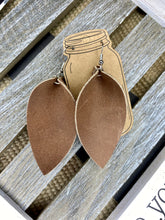 Load image into Gallery viewer, Assorted Handmade Leather Earrings - Stardust &amp; Moonstone

