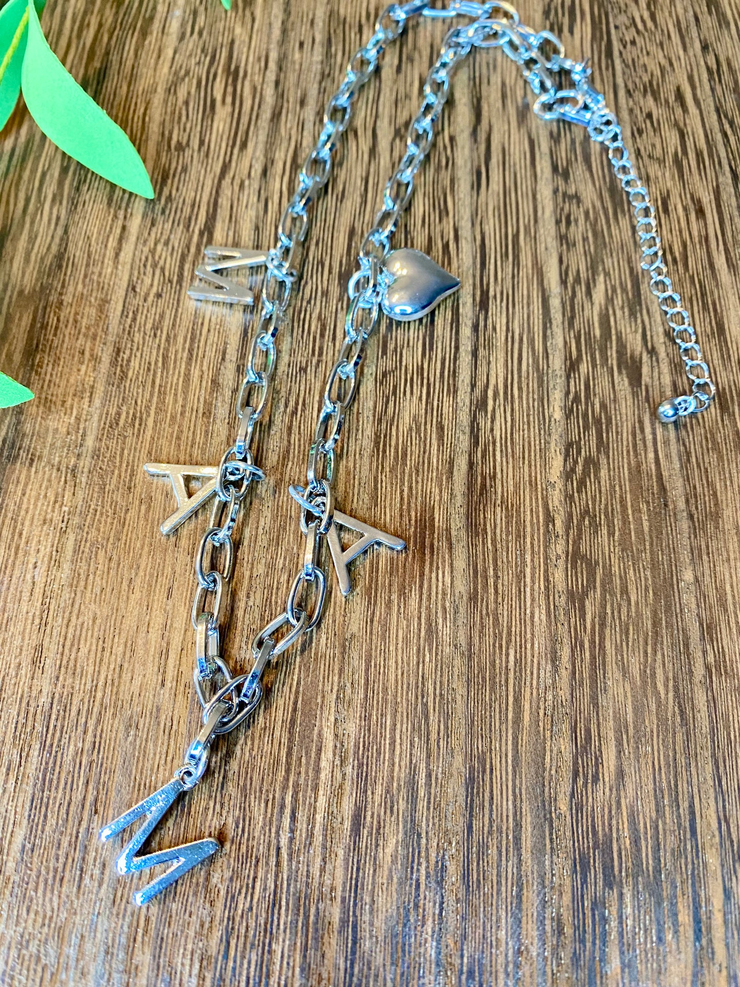 Silver Link Mama Necklace