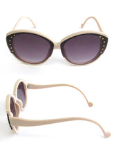 Load image into Gallery viewer, Beige Sunglasses UV 400

