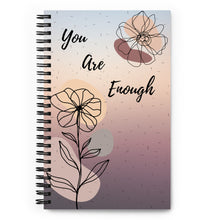 Load image into Gallery viewer, You Are Enough Dotted Spiral Notebook - Stardust &amp; Moonstone
