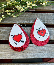 Load image into Gallery viewer, Double Layer Valentine Earrings
