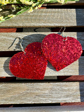 Load image into Gallery viewer, Glitter Valentine Earrings
