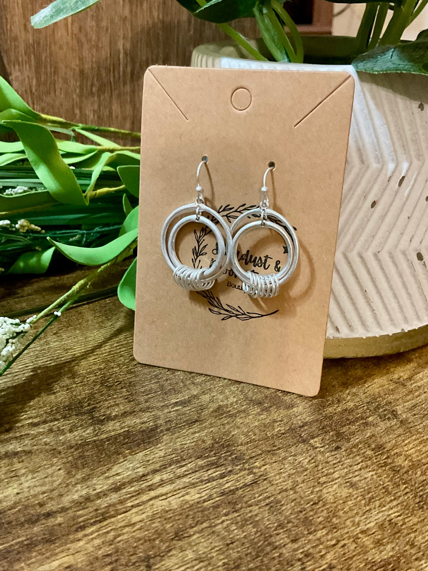 Silver Multi Hoop Earrings