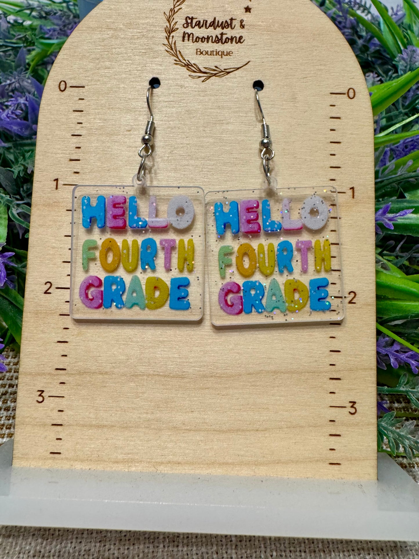 Back to School Earrings K - 5