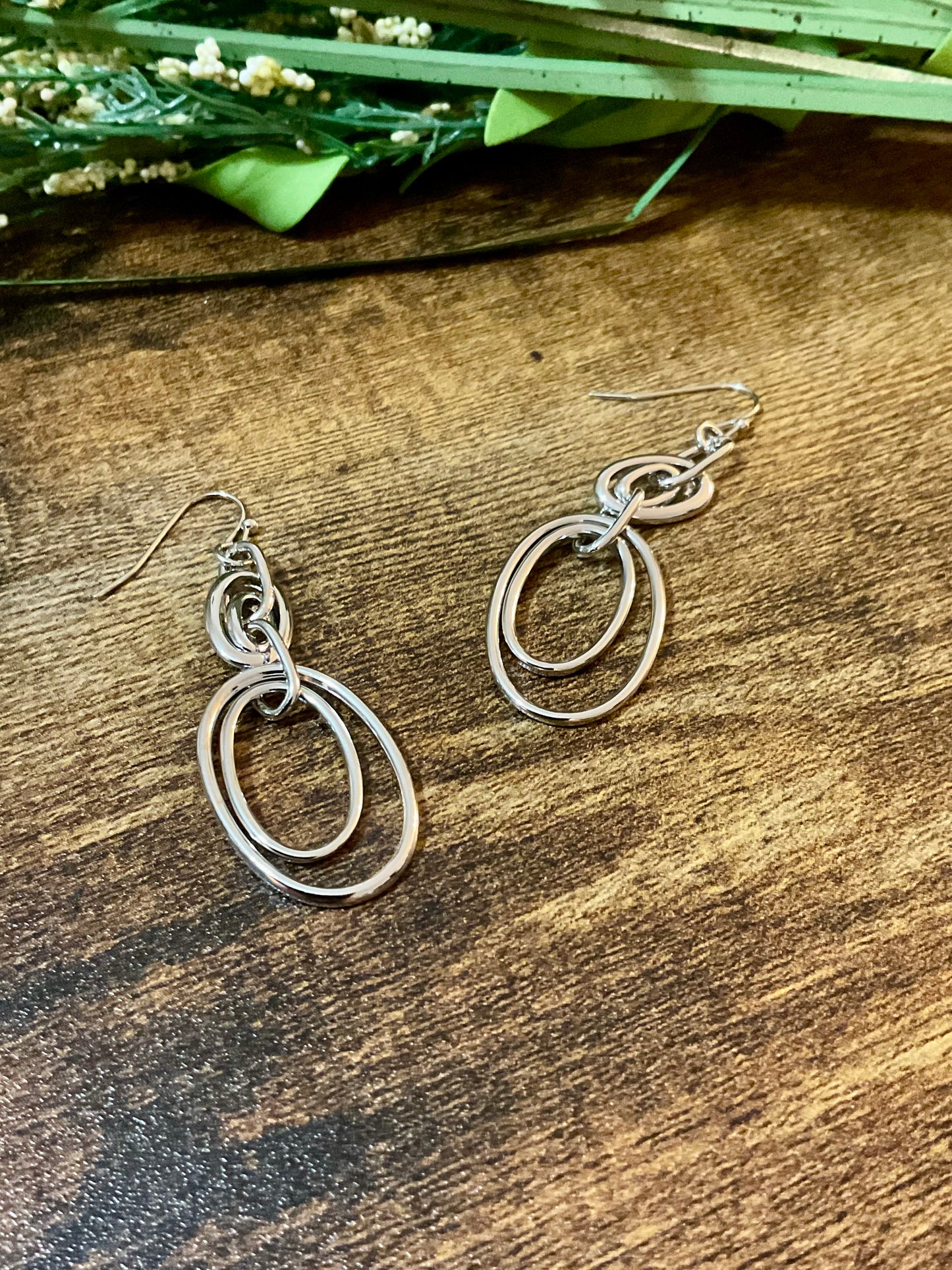 Silver Chain Link Earrings