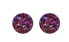 Load image into Gallery viewer, Magnetic Acupuncture Druzy Earring Studs
