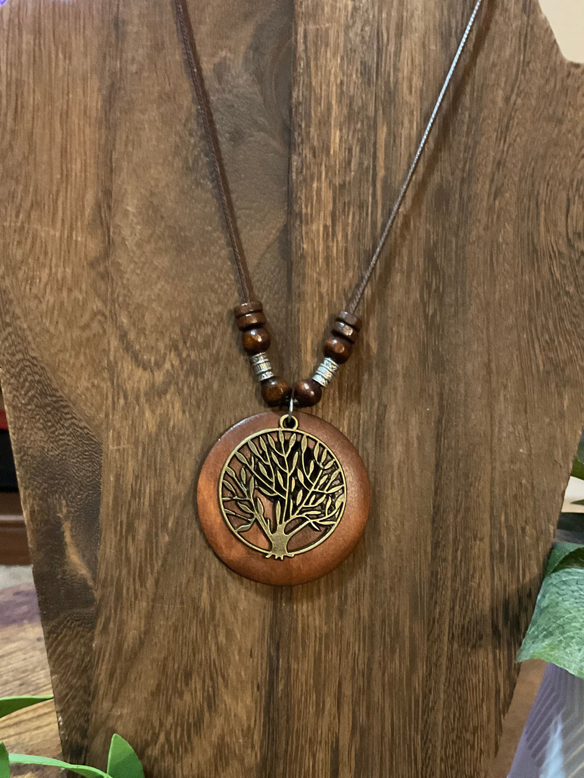 Tree of Life Pendant Cord Necklace