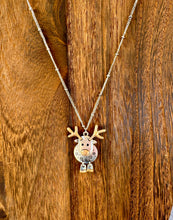 Load image into Gallery viewer, Two-tone Reindeer Necklace
