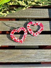 Load image into Gallery viewer, Heart Shaped Valentine Earrings
