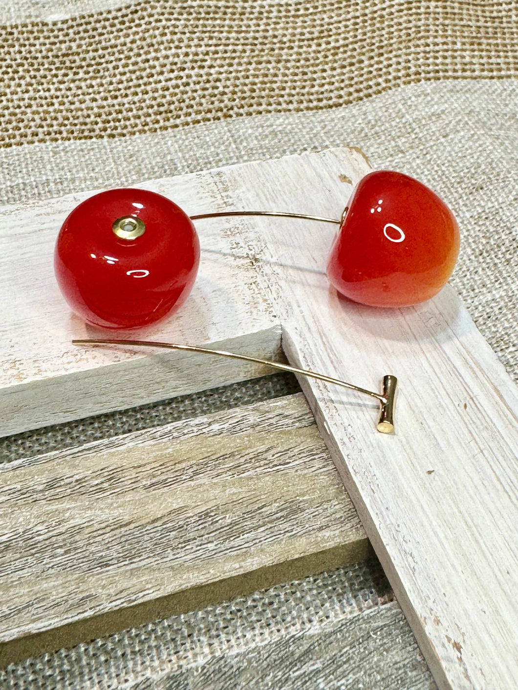 Cherry Drop Earrings