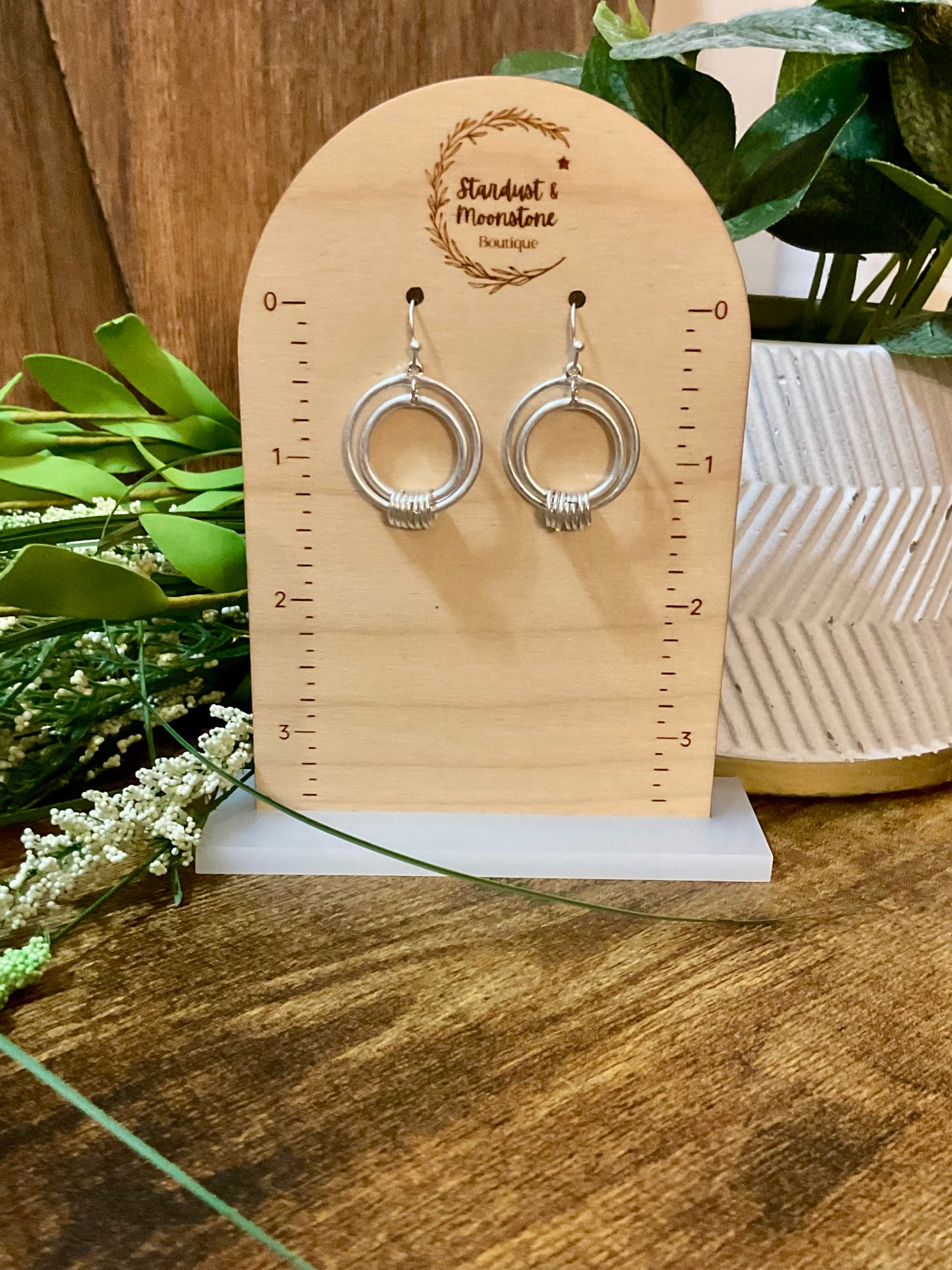 Silver Multi Hoop Earrings