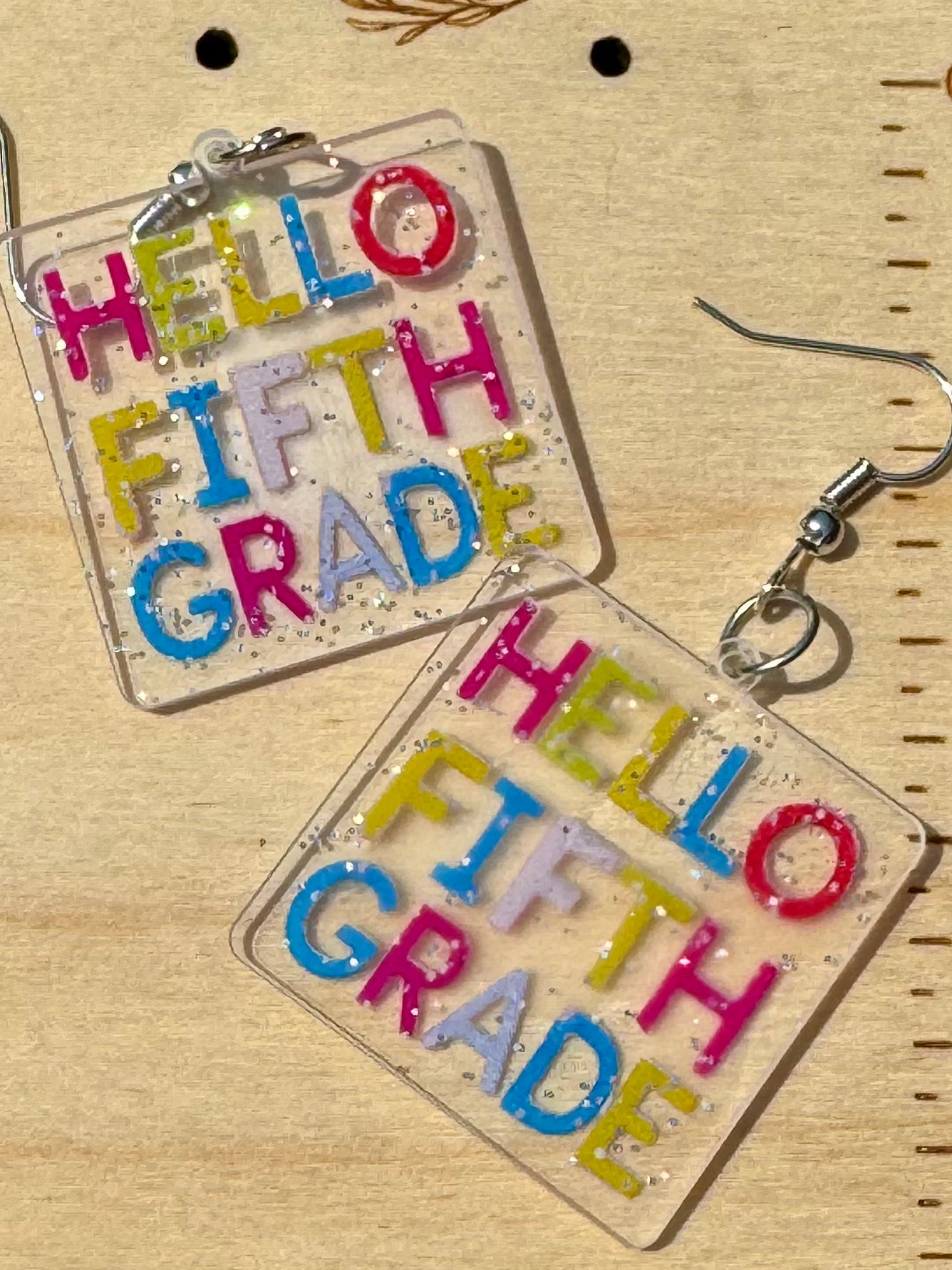 Back to School Earrings K - 5