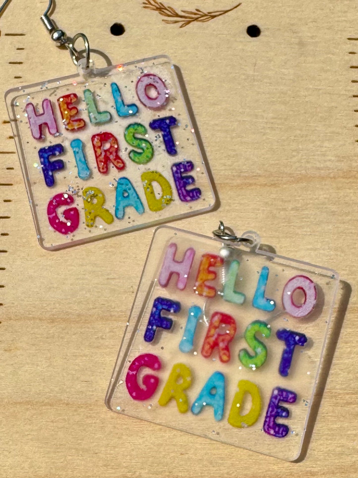 Back to School Earrings K - 5