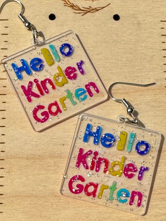 Back to School Earrings K - 5