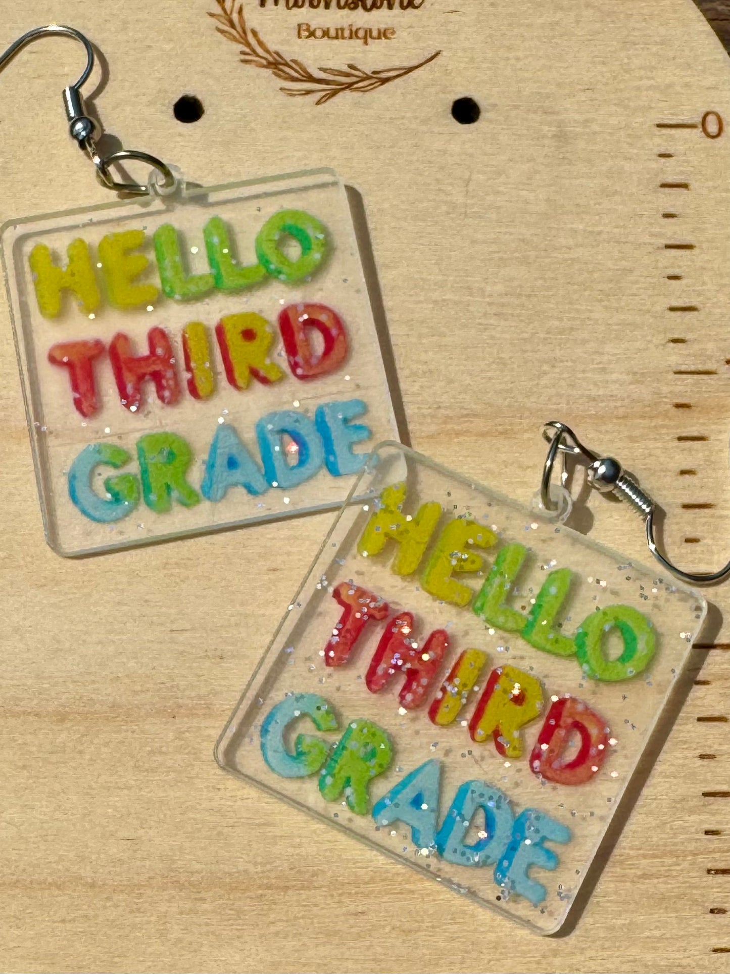 Back to School Earrings K - 5