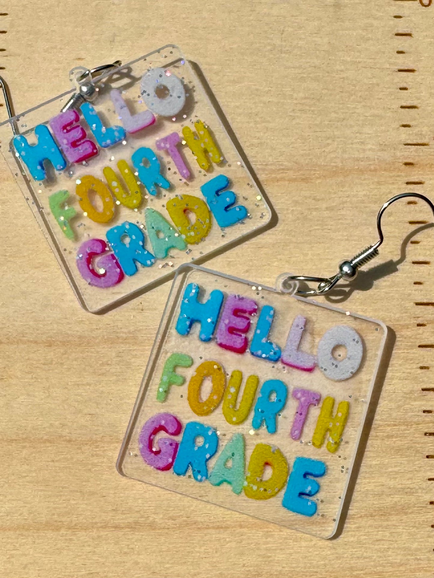 Back to School Earrings K - 5