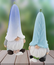 Load image into Gallery viewer, Flower Petal Hat Resin Gnomes Set of 2 Easter Accents
