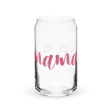 Load image into Gallery viewer, Mama Glass tumbler with optional bamboo lid and straw
