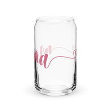 Load image into Gallery viewer, Mama Glass tumbler with optional bamboo lid and straw
