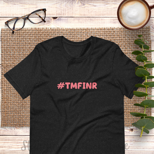 TMFINR Unisex t-shirt #TMFINR lady on plane