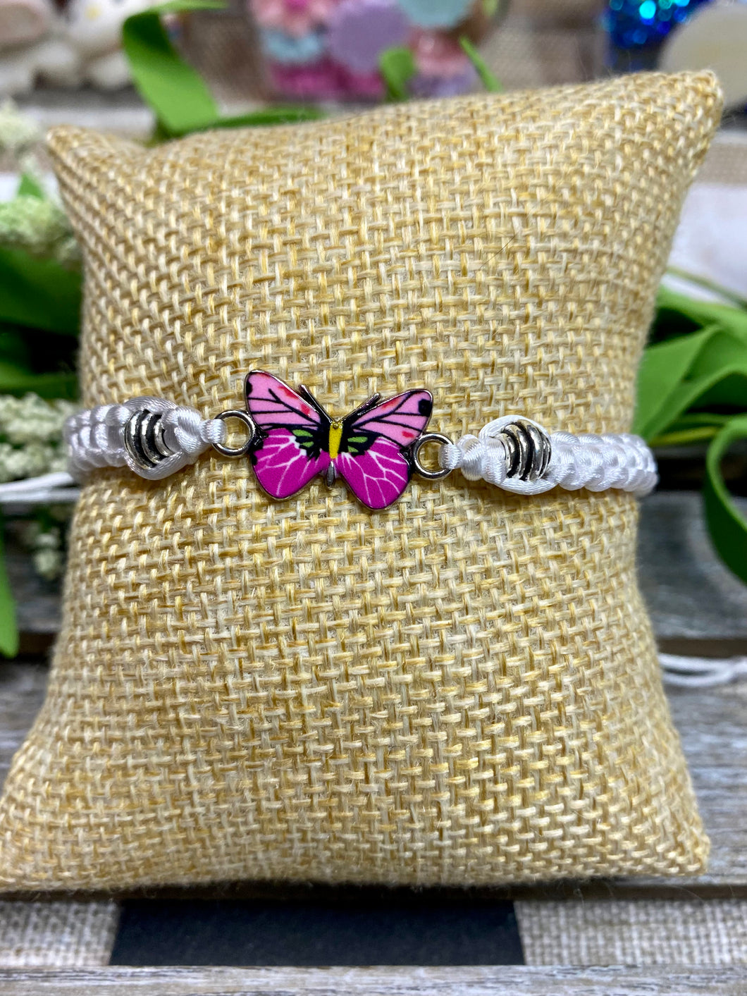 Butterfly Pull-Cord Bracelets