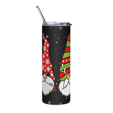 Load image into Gallery viewer, Christmas Gnomes Stainless steel tumbler
