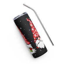 Load image into Gallery viewer, Christmas Gnomes Stainless steel tumbler

