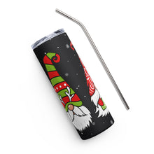 Load image into Gallery viewer, Christmas Gnomes Stainless steel tumbler
