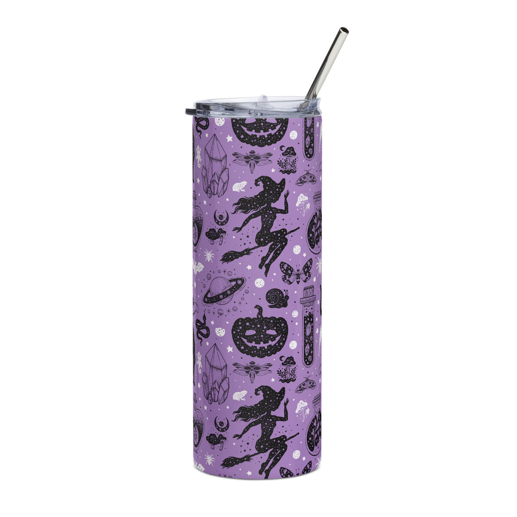 Stainless steel tumbler - Magic Witchy Night