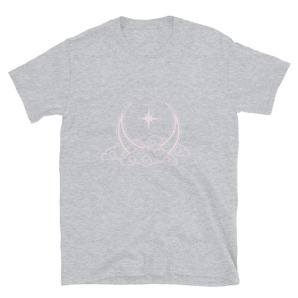 Crescent Moon Star Short-Sleeve Unisex T-Shirt