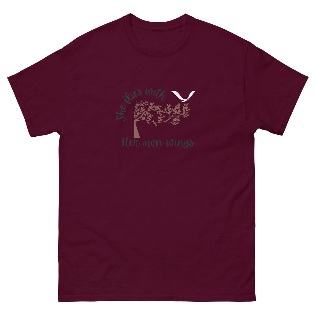 She Flies With Her Own Wings Unisex classic tee