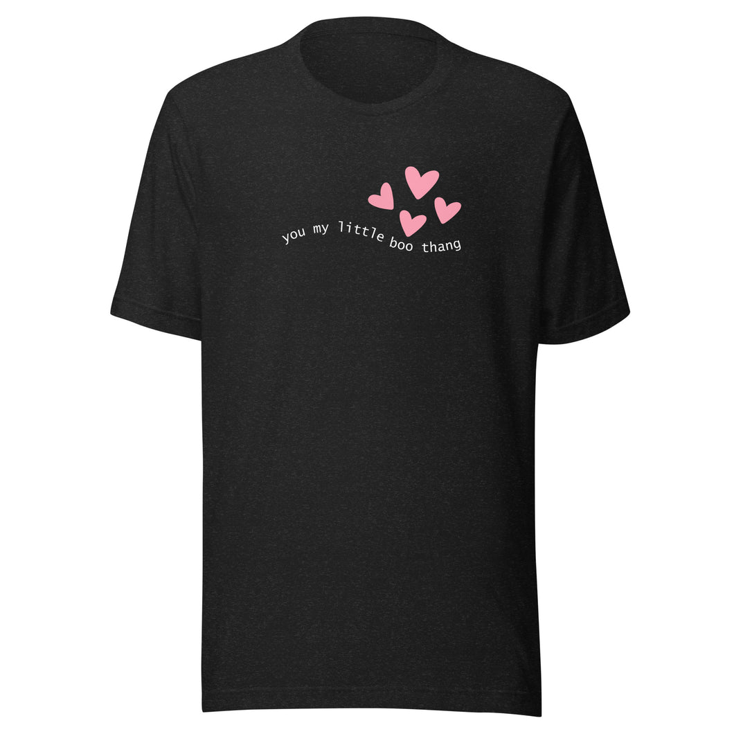 Valentine Boo Thang Heart Unisex t-shirt