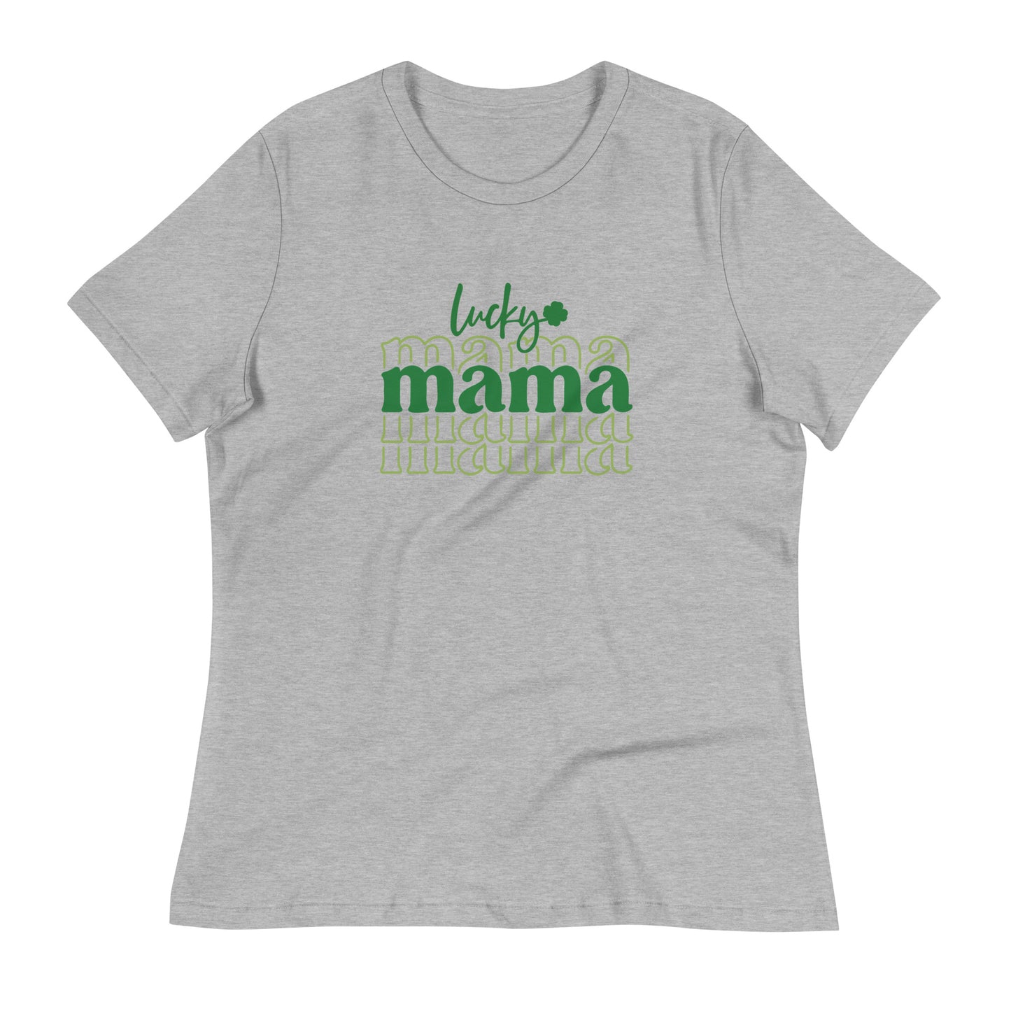 Lucky Mama St Patrick’s Day Women's Relaxed T-Shirt - Stardust & Moonstone
