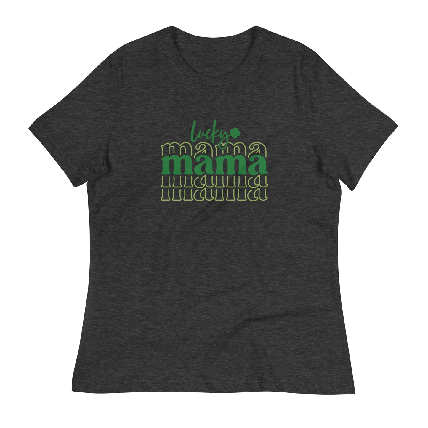 Lucky Mama St Patrick’s Day Women's Relaxed T-Shirt - Stardust & Moonstone