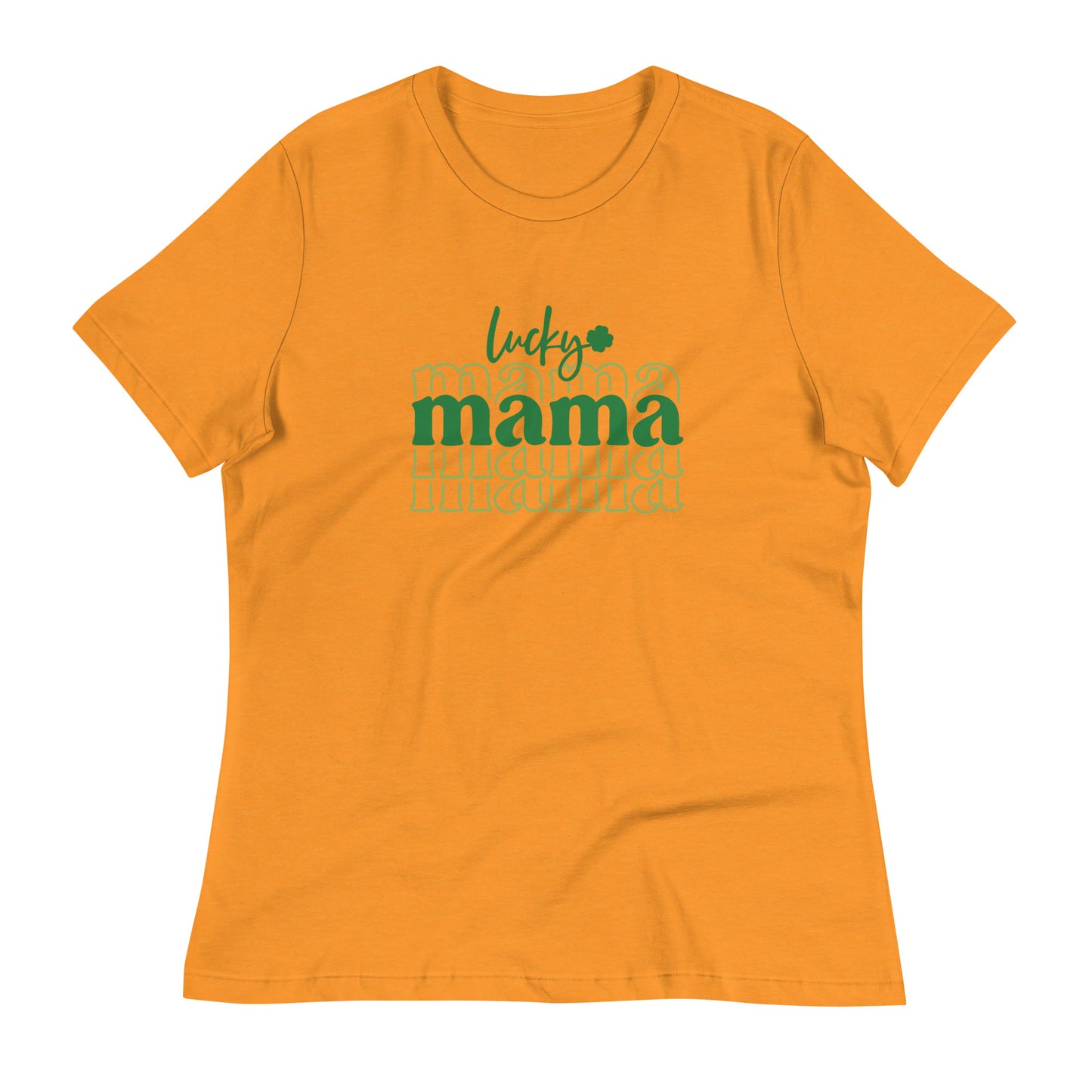 Lucky Mama St Patrick’s Day Women's Relaxed T-Shirt - Stardust & Moonstone