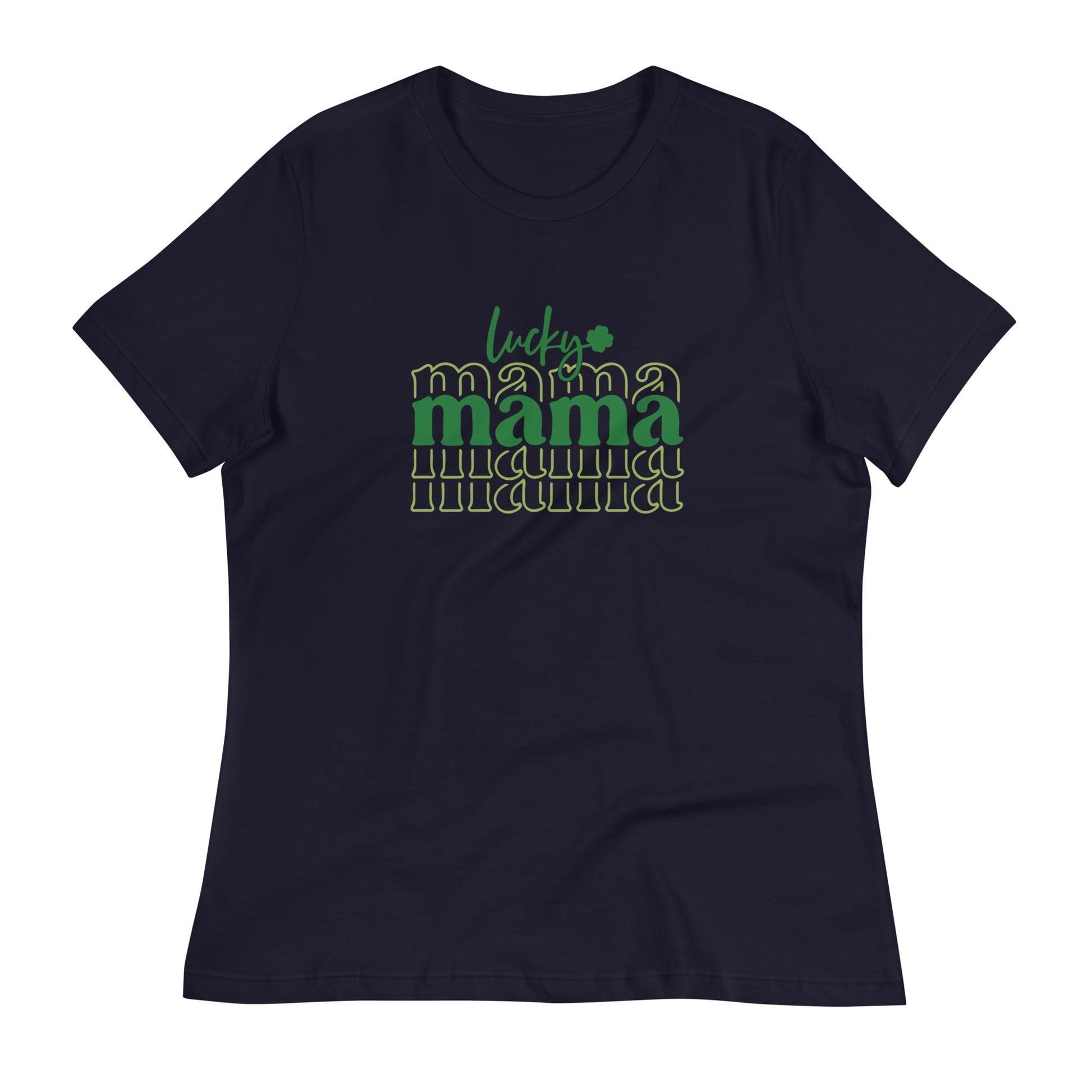 Lucky Mama St Patrick’s Day Women's Relaxed T-Shirt - Stardust & Moonstone