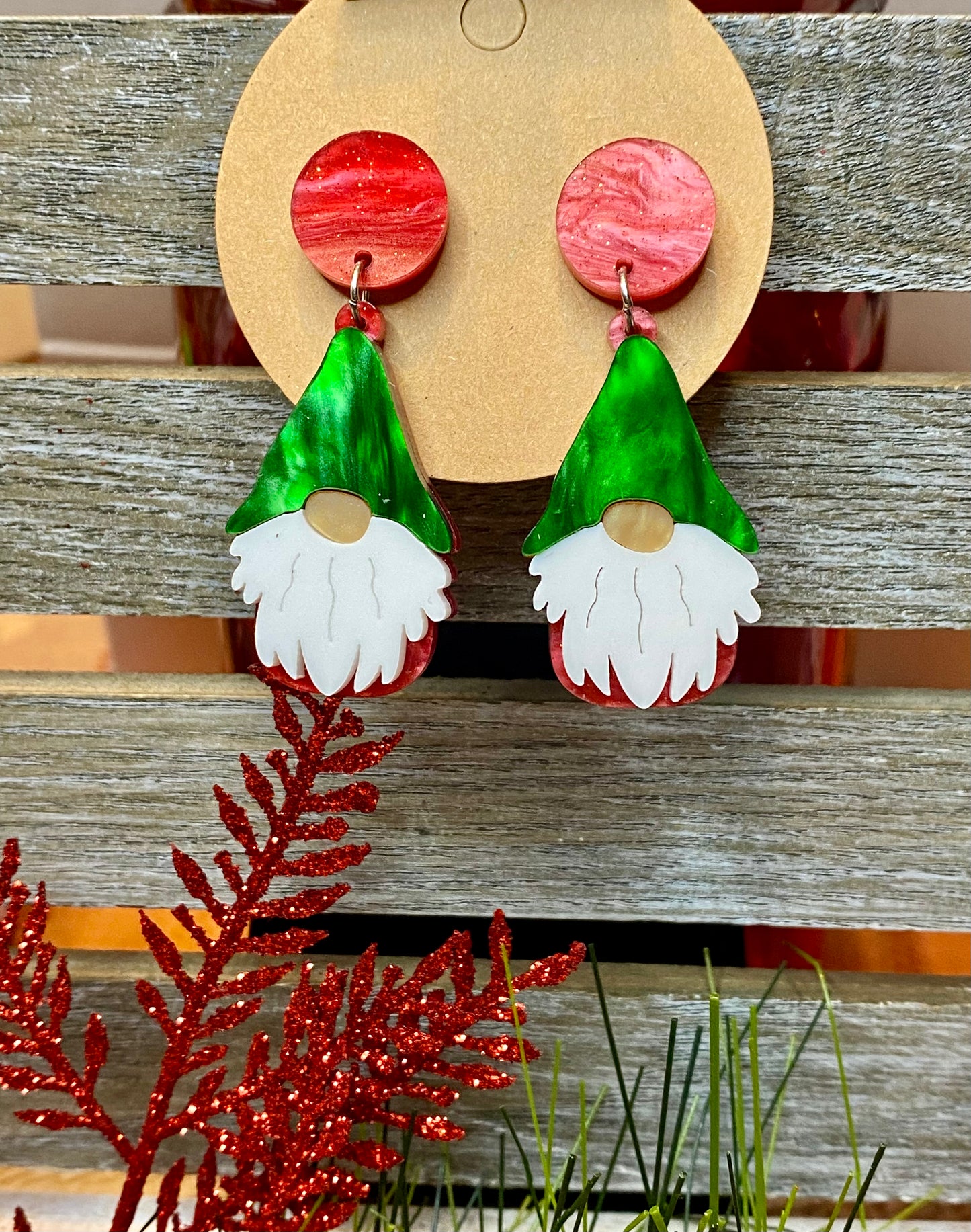 Gnome Dangle Earrings