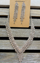 Load image into Gallery viewer, Rhinestone Necklace Set - Stardust &amp; Moonstone
