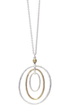 Load image into Gallery viewer, Multi Oval Pendant Long Necklace
