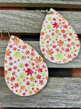 Load image into Gallery viewer, Autumn Leaves Earrings - Stardust &amp; Moonstone
