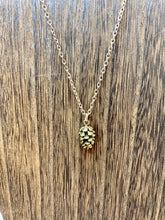 Load image into Gallery viewer, Pinecone Pendant Necklace
