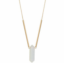Load image into Gallery viewer, Opalite Mystic Stone Bars Necklace
