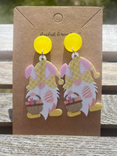 Load image into Gallery viewer, Bunny Gnome Easter Earrings
