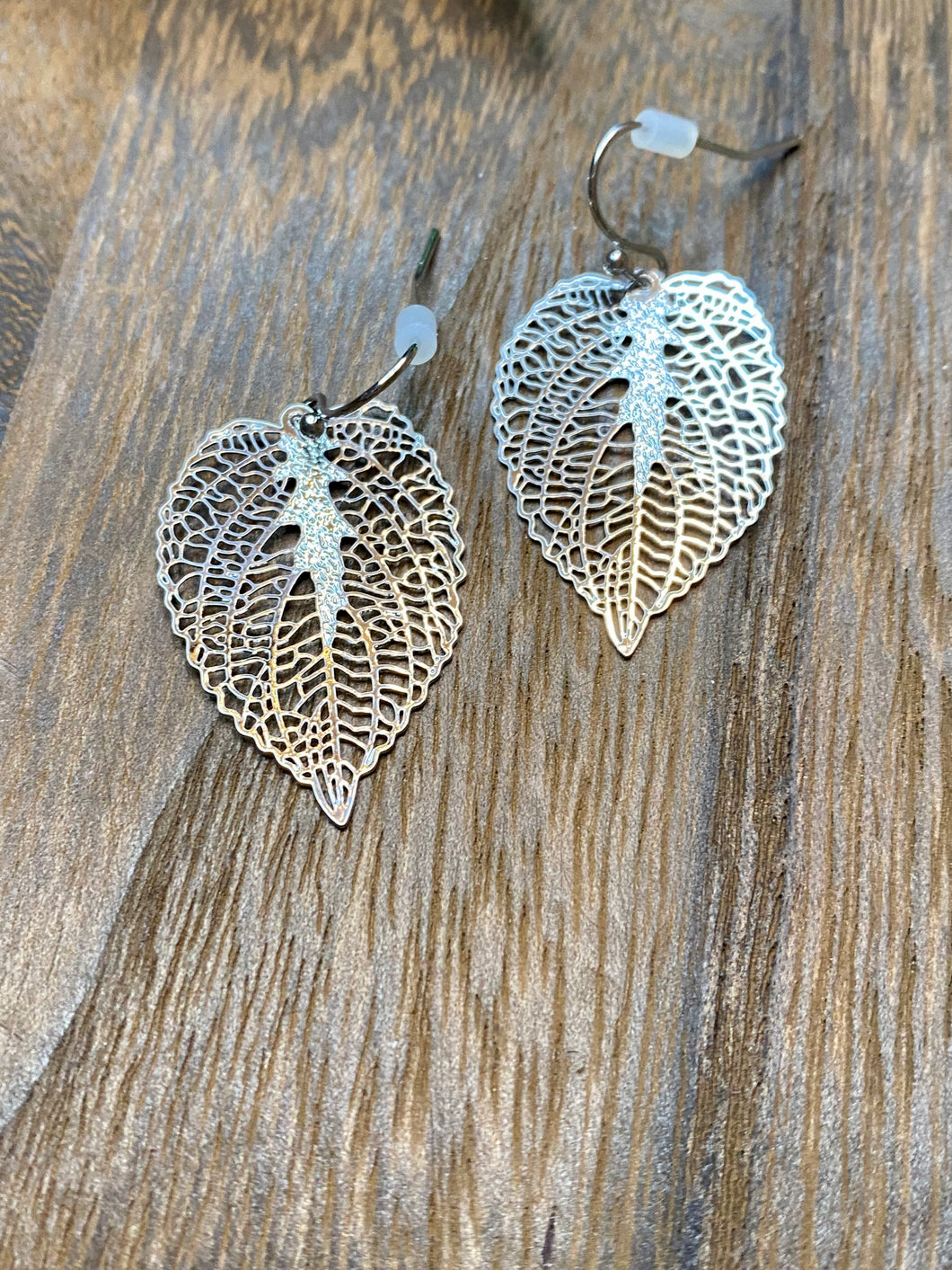 Dainty Leaf Earrings